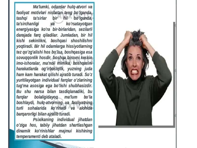 Temperament haqida tushuncha 2