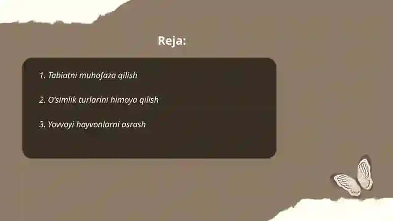 Tabiatni muhofaza qilish 2
