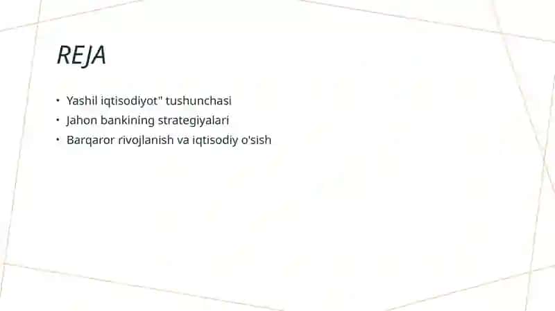 Yashil iqtisodiyot 2