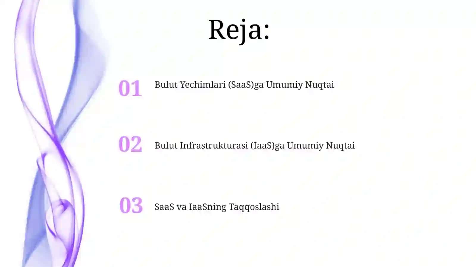Bulut Yechimlari (SaaS)ga Umumiy Nuqtai 2