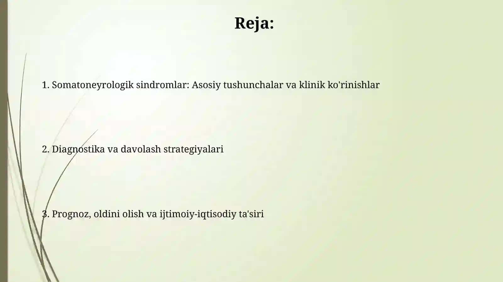 Somatonevrologik sindromlar 2