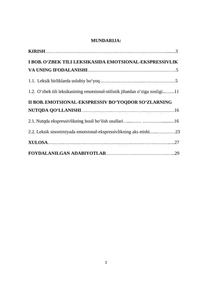 O‘zbek tilida emotsional ekspressiv leksika 2