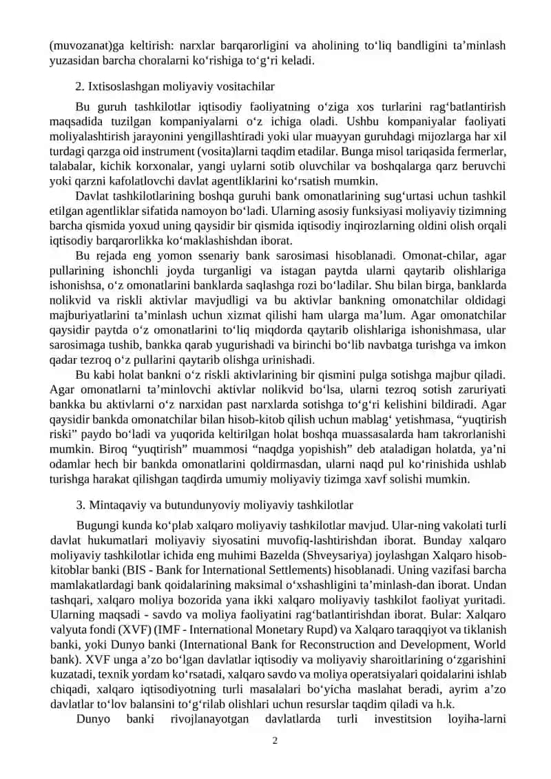 Markaziy banklar 2