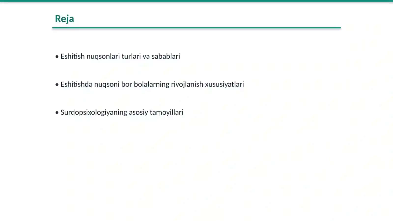 Eshitishda nuqsoni bor bolalar (surdopsixologiya) 2