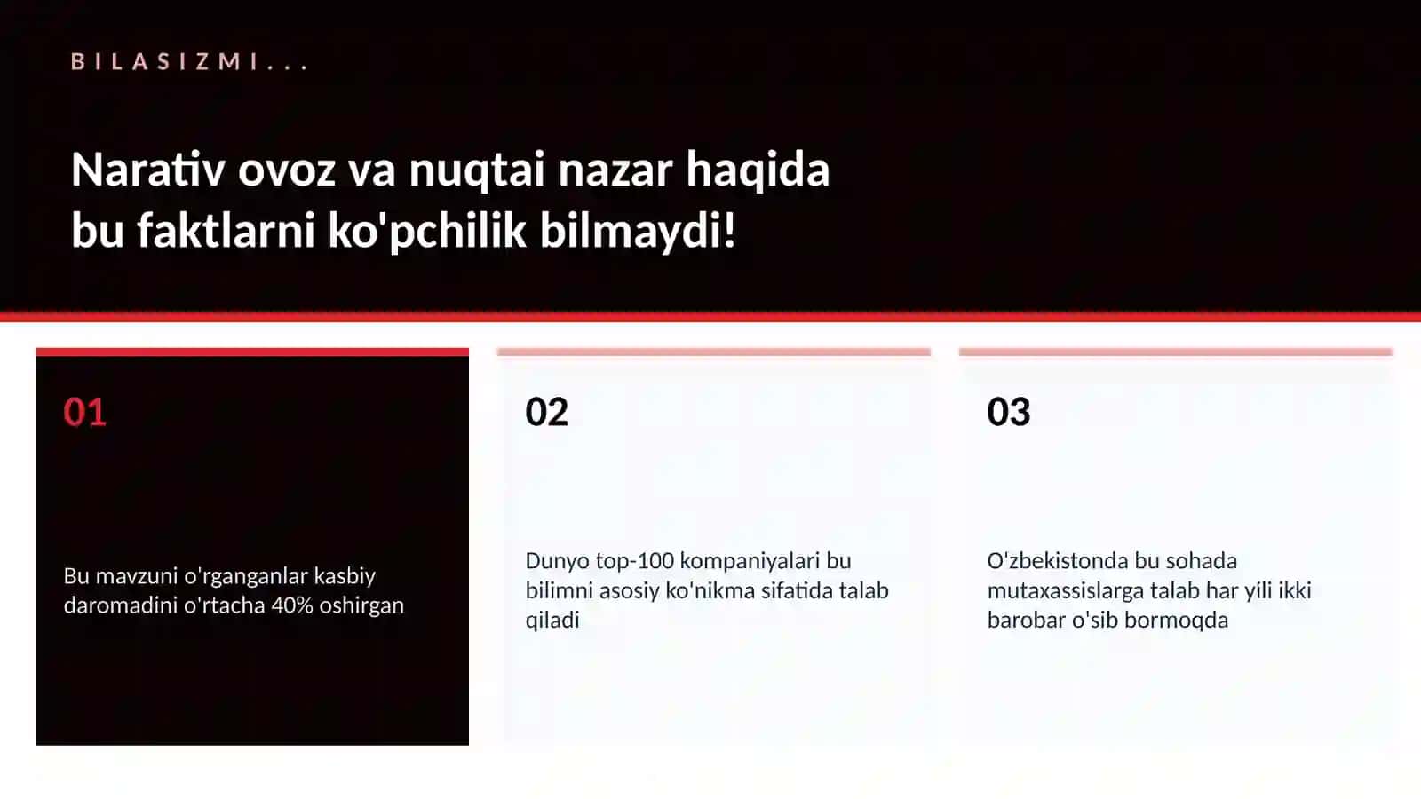 Narativ ovoz va nuqtai nazar 2