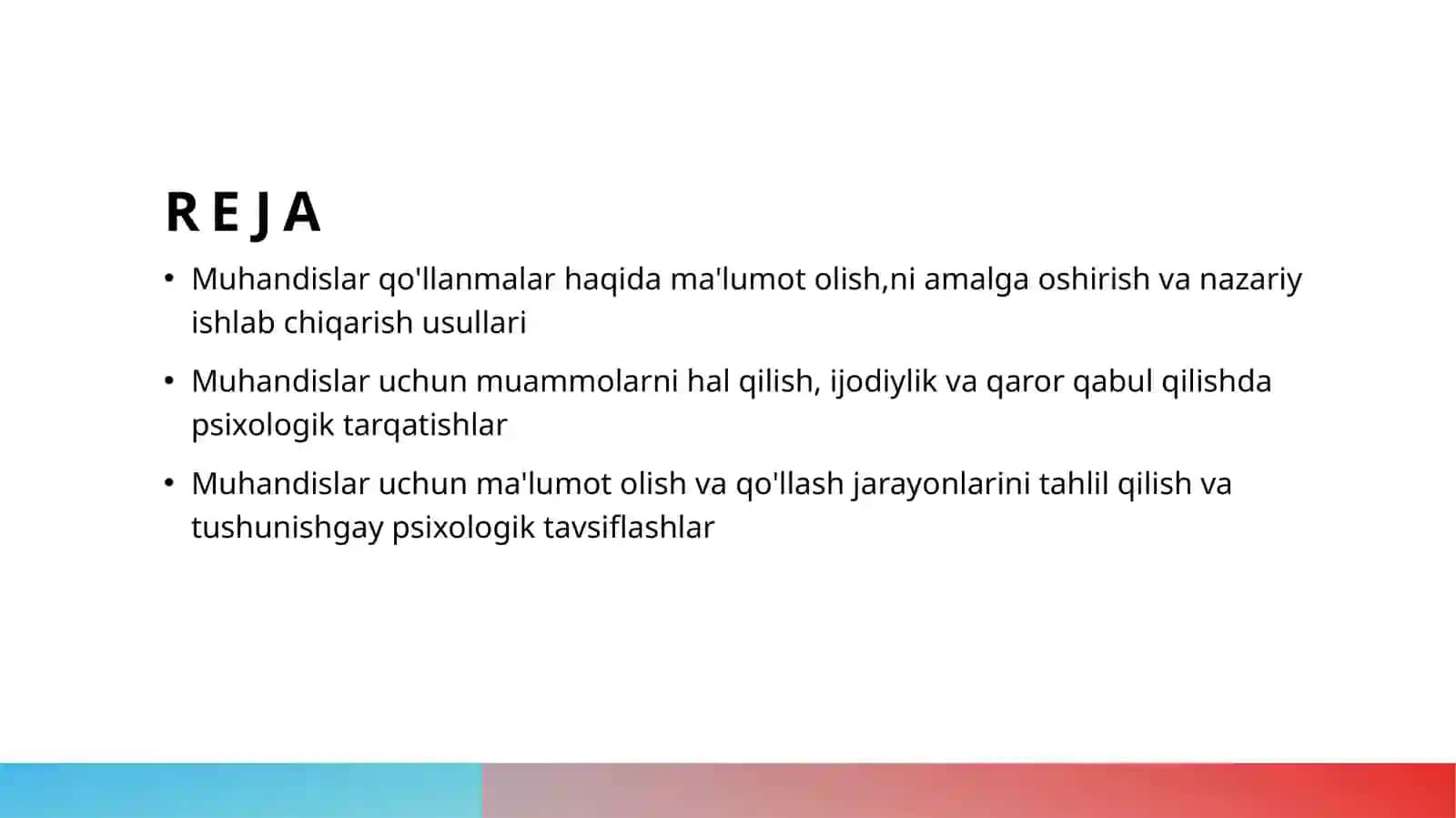 muhandis xodimlar shaxsining bilish faoliyatining psixologik tavsifi 2
