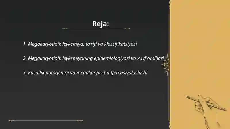Megakaryotipik leykemiya 2