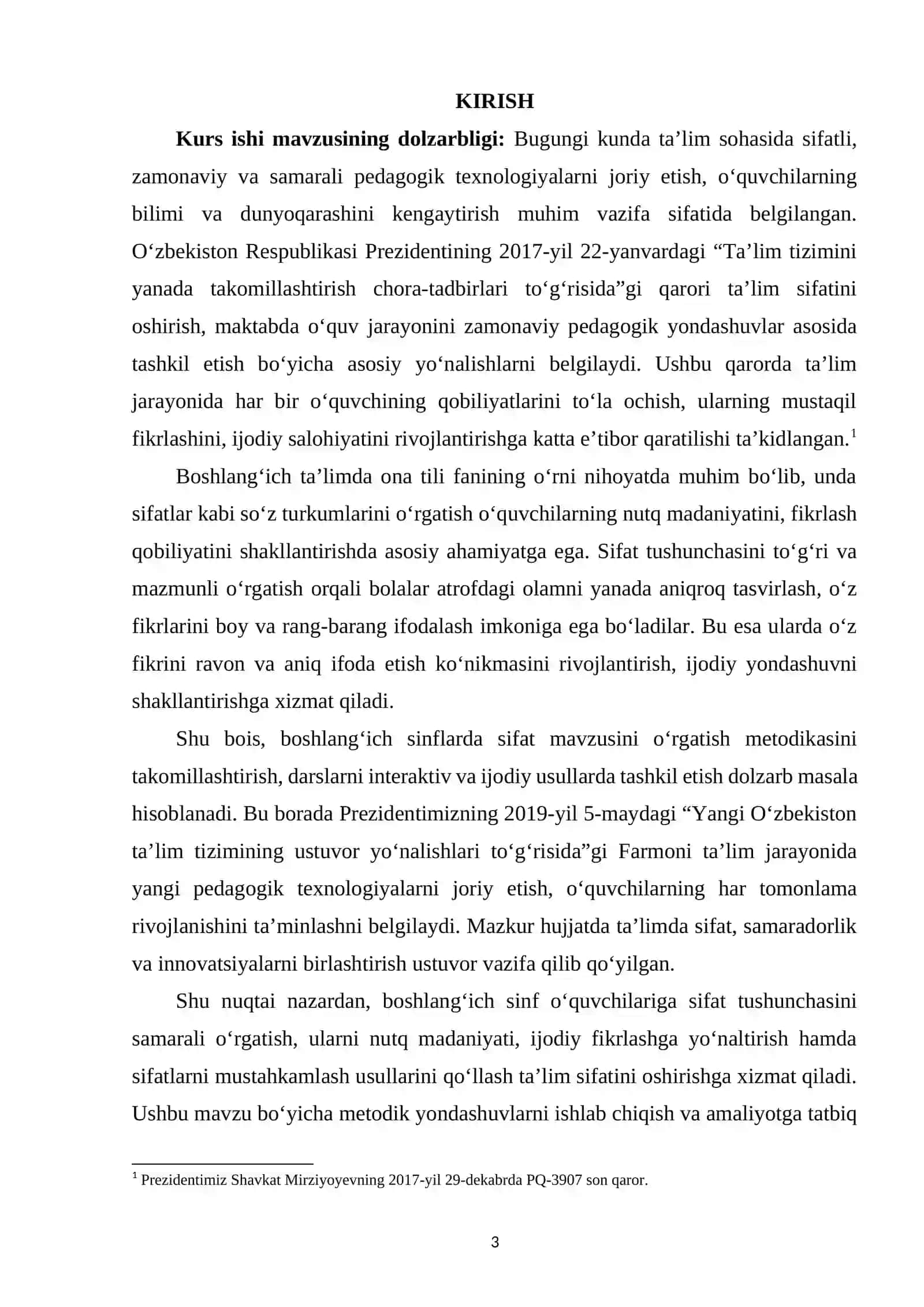 Boshlang‘ich sinflarda “Sifat” mavzusini o‘rgatish metodikalari 2