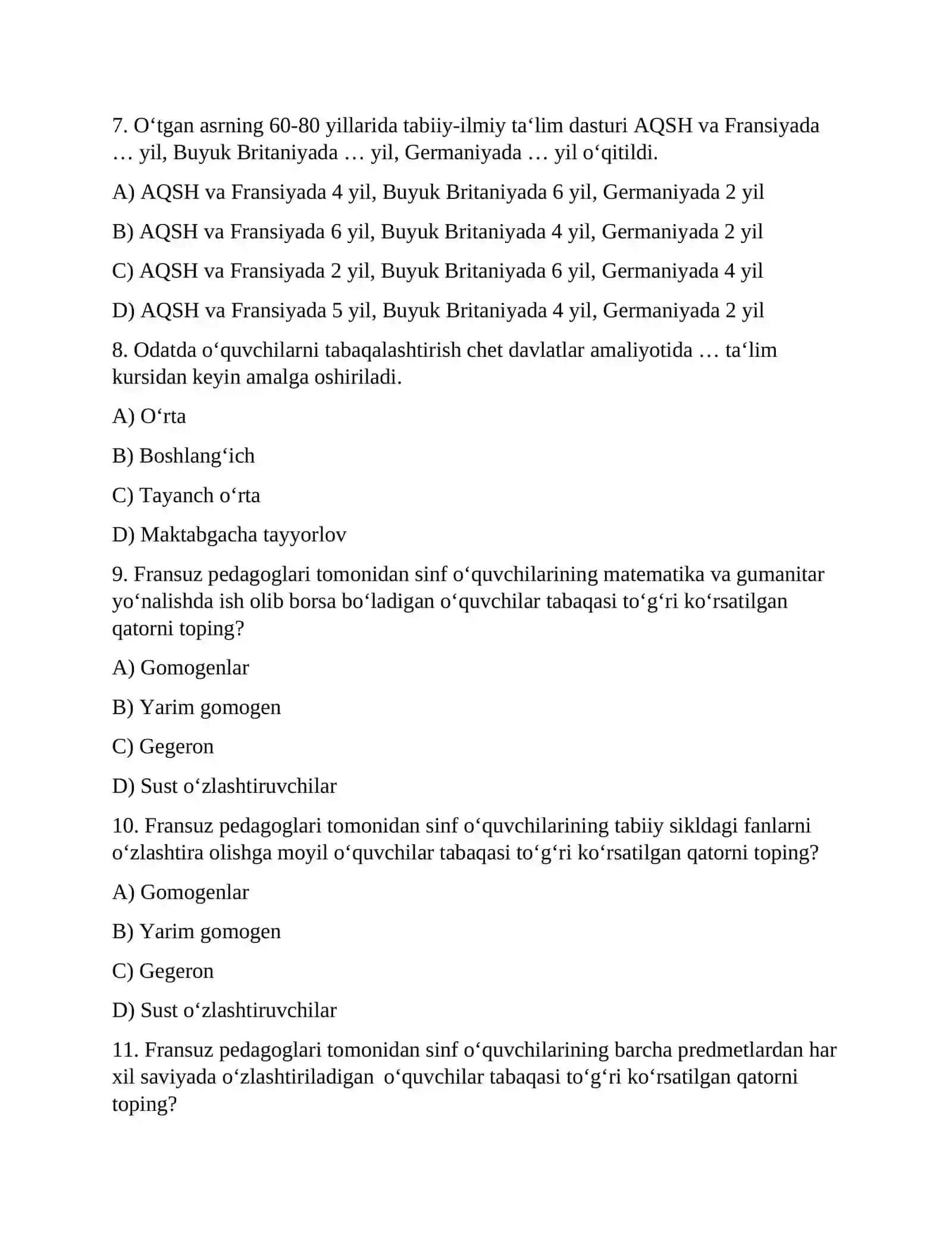 Zamonaviy qiyosiy pedagogik masalalar taraqqiyoti 2