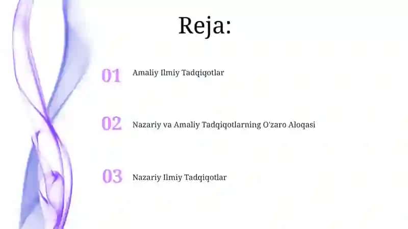 Nazariy va amaliy ilmiy izlanish 2