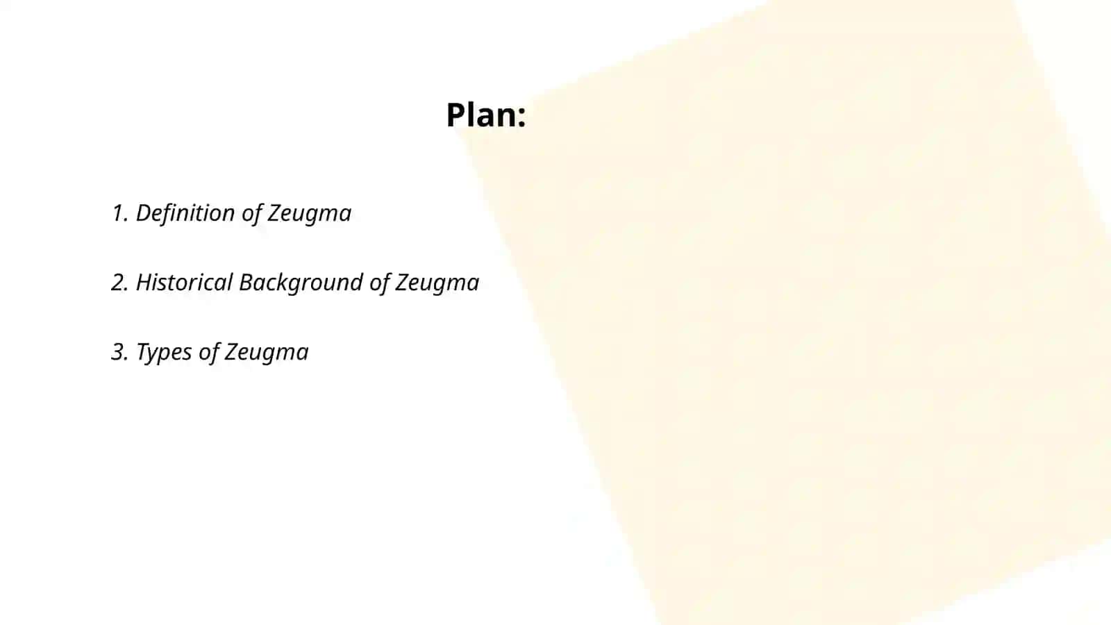 Presentation on Zeugma, Antonomasia, and Pun 2