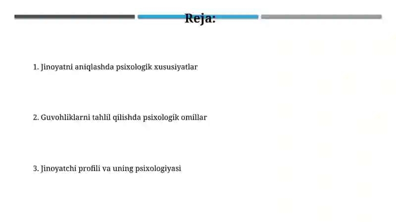 Jinoyatni aniqlashning psixologik xususiyatlari 2