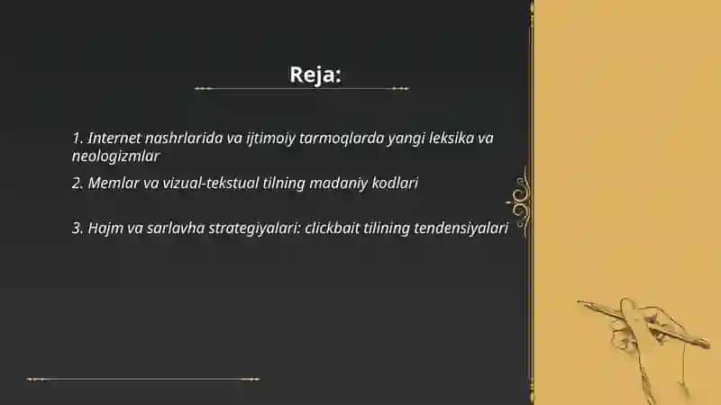 Internet nashrlari va ijtimoiy tarmoqlar tilining zamonaviy tendensiyalari 2