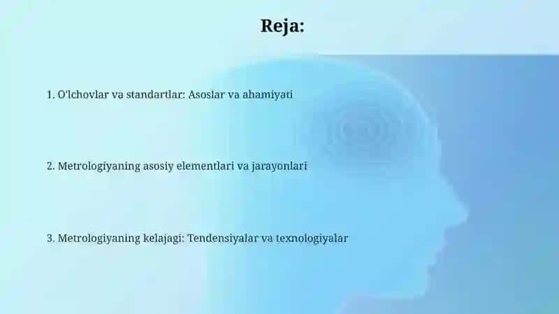 O‘lchashlar biriligini ta’minlash va etalonlar 2