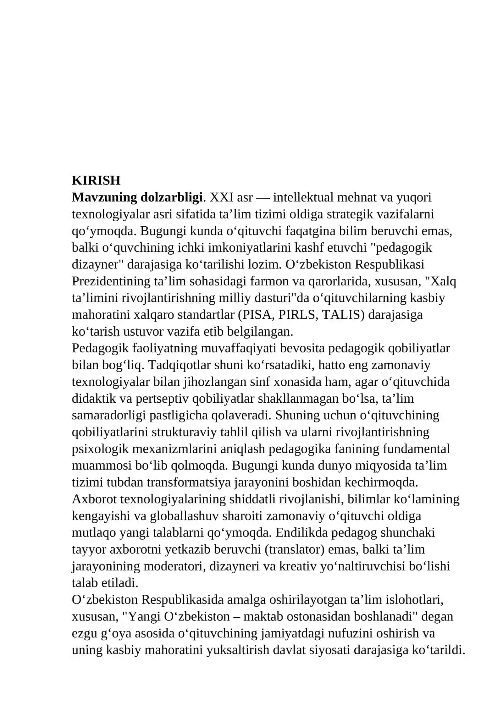 Oʻqituvchi faoliyatida pedagogik qobiliyatlar va ularning turlari 2