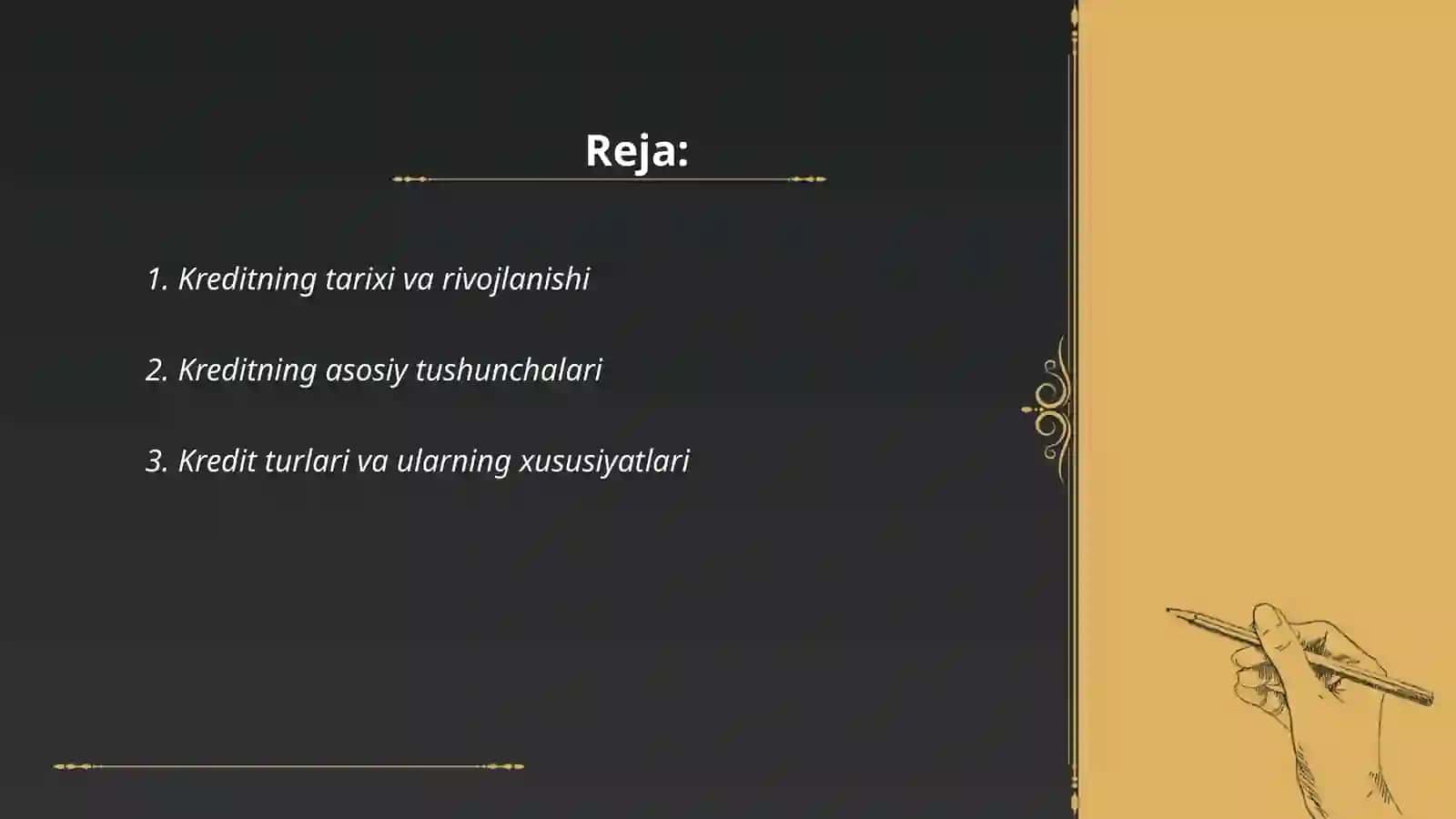 Kreditning tarixi va rivojlanishi 2