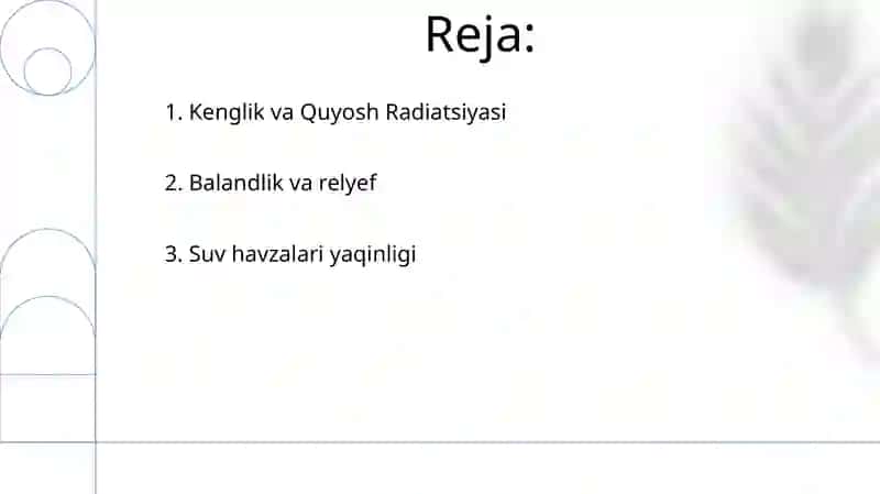 Geografik omillarni iqlimga tasiri 2