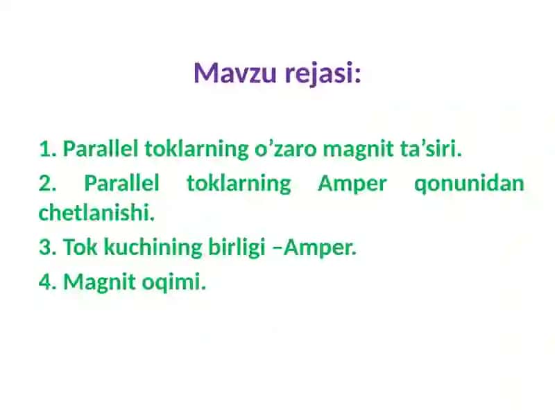 ELEKTR VA MAGNETIZM 2