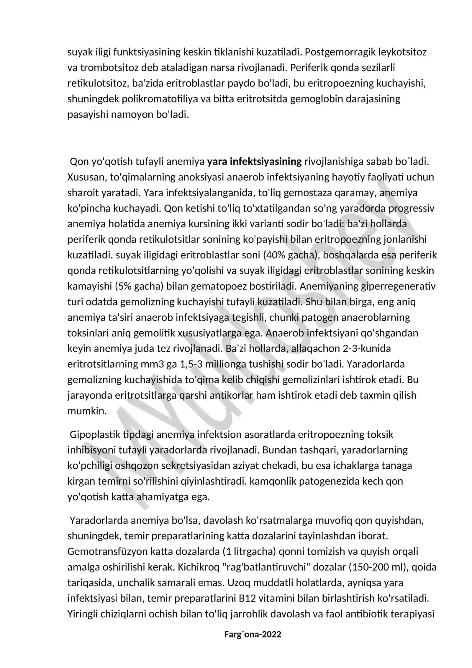Yaradorlarda qon kasalliklari 2