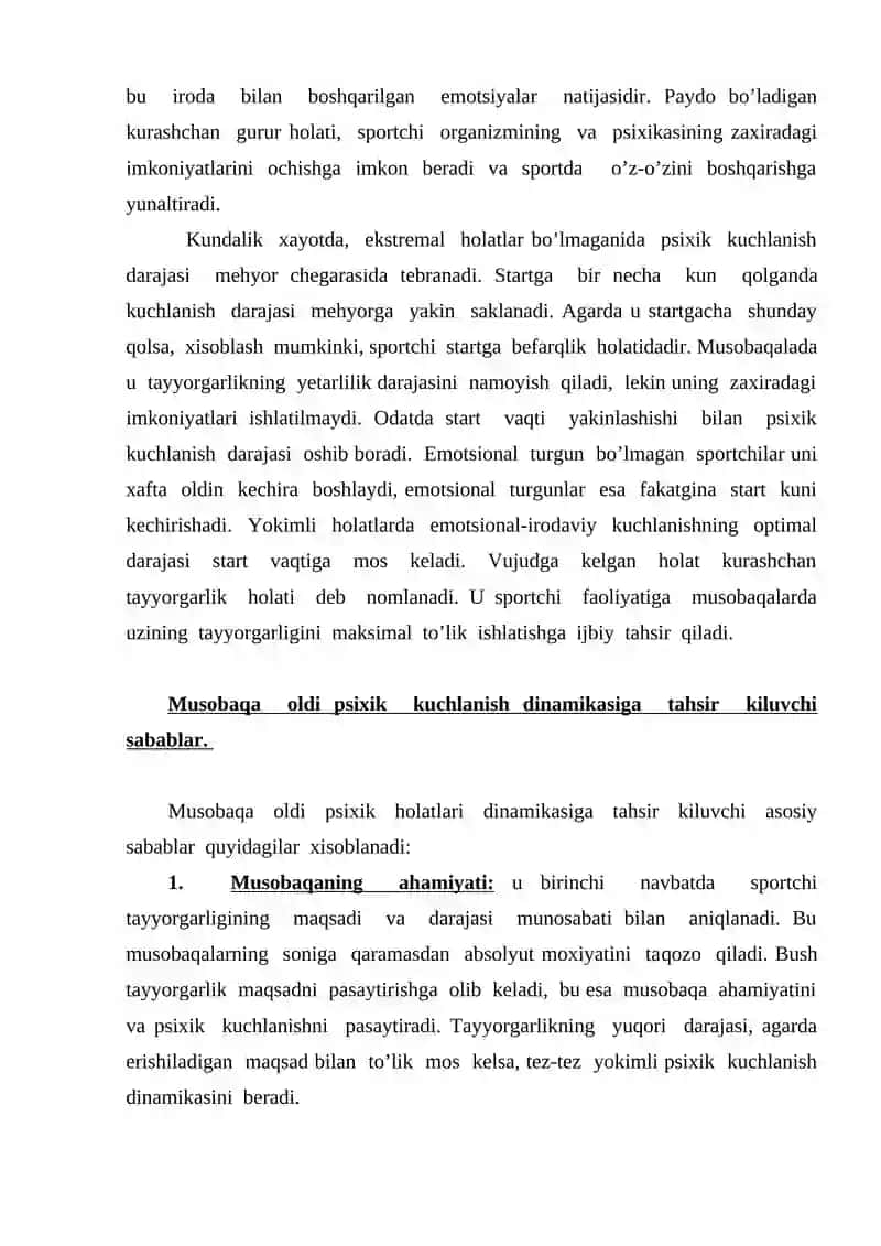 Musobaqa Oldi Ruxiyati 2