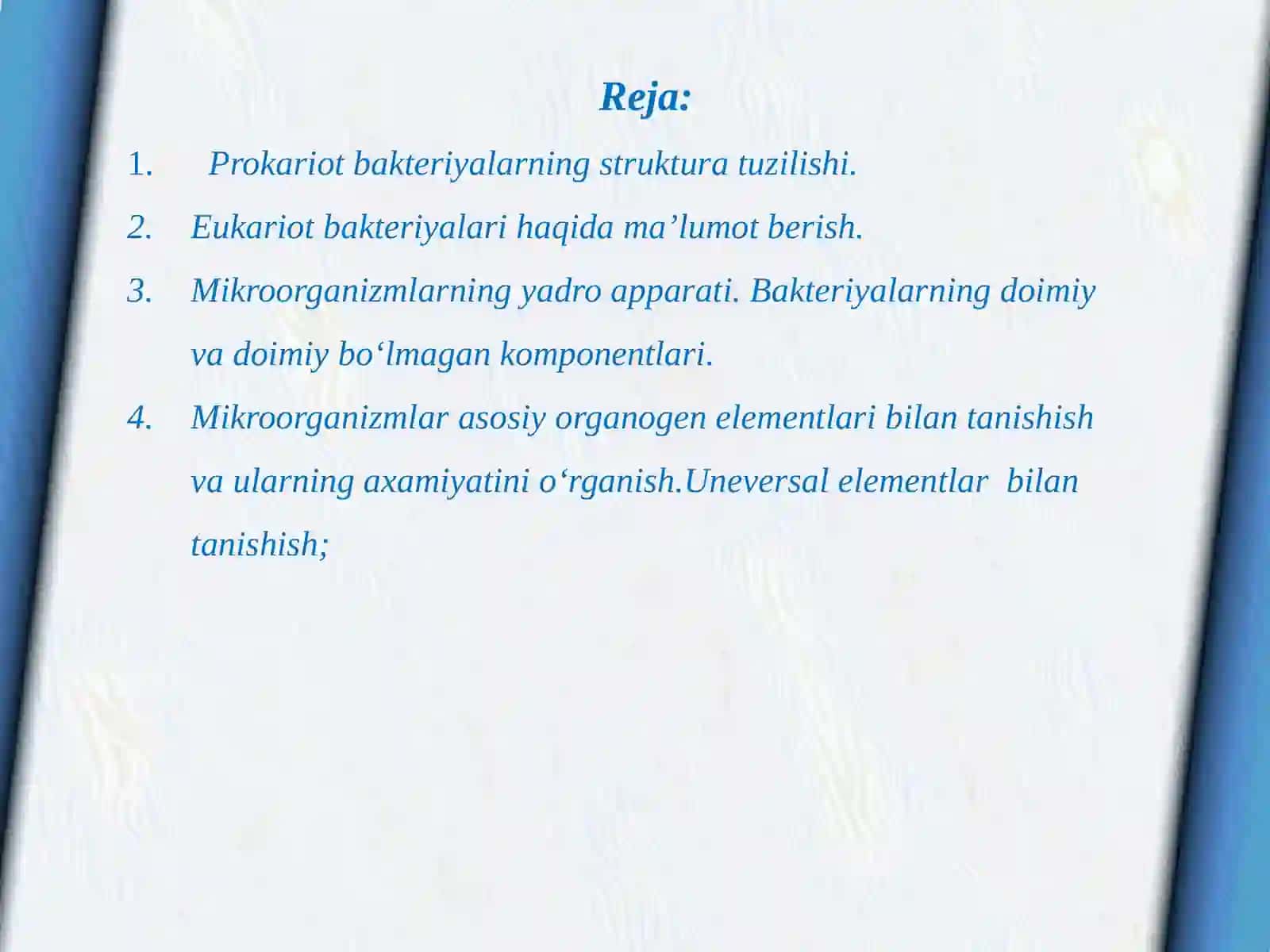 PROKARIOT ORGANIZM TUZILISHI 2