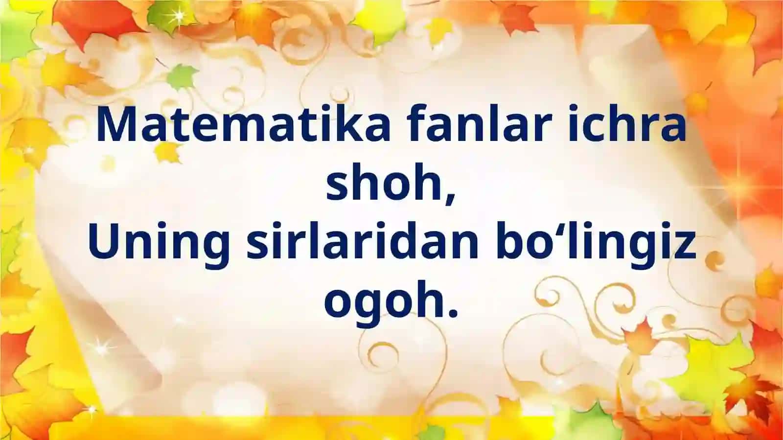 Matematika 1-sinf 2