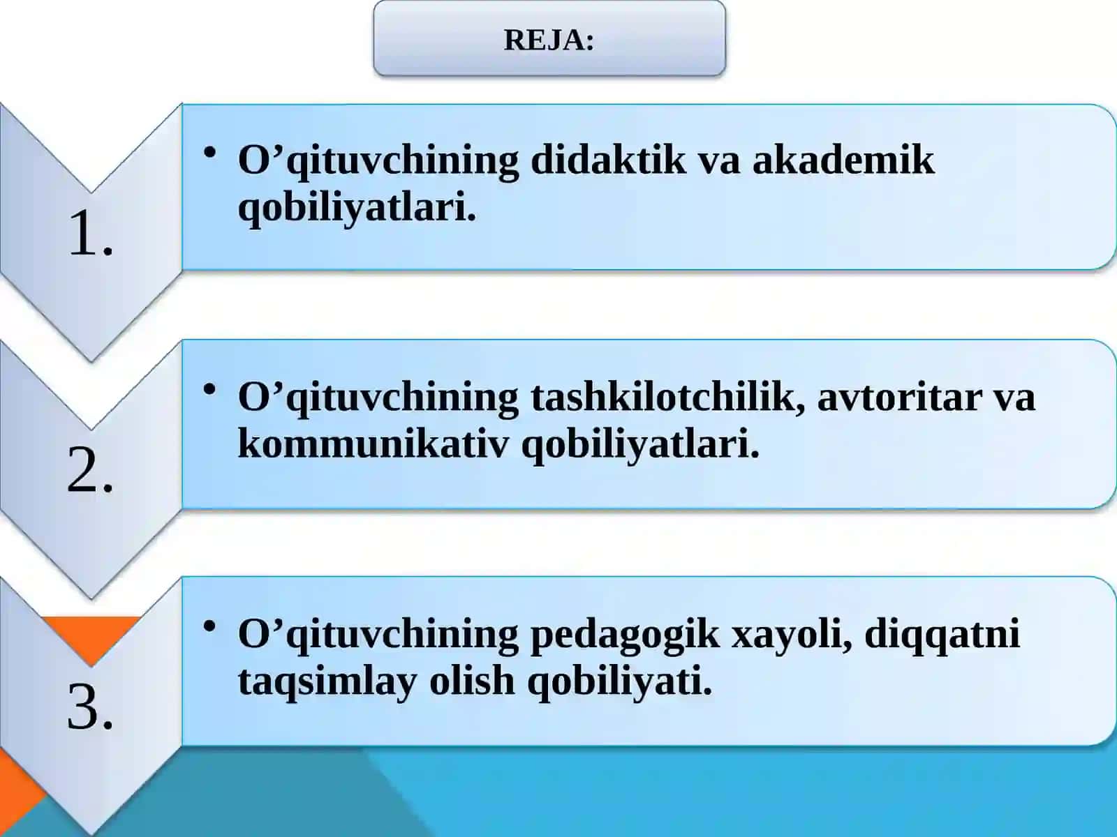 Pedagogik qobiliyatning turlari va ularning tasnifi 2