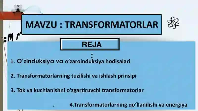 Transformatorlar 2