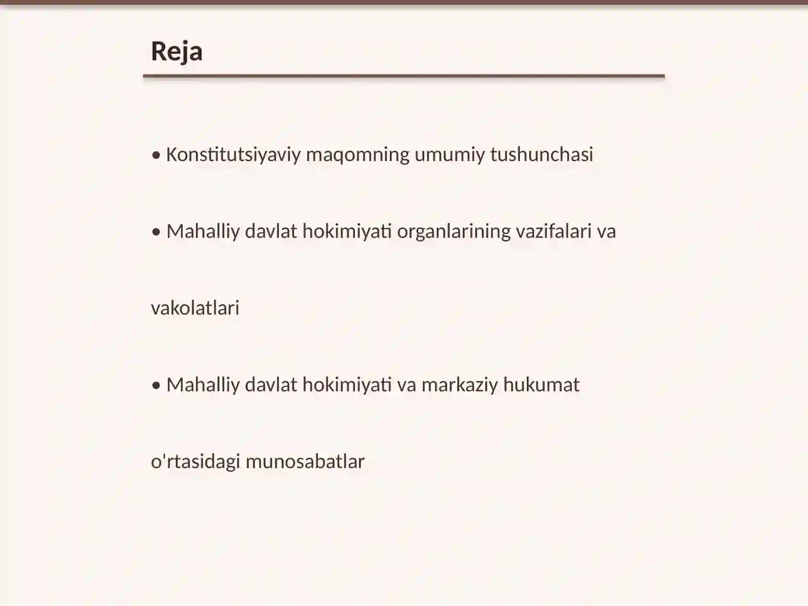 Konstitutsiyaviy Maqom 2