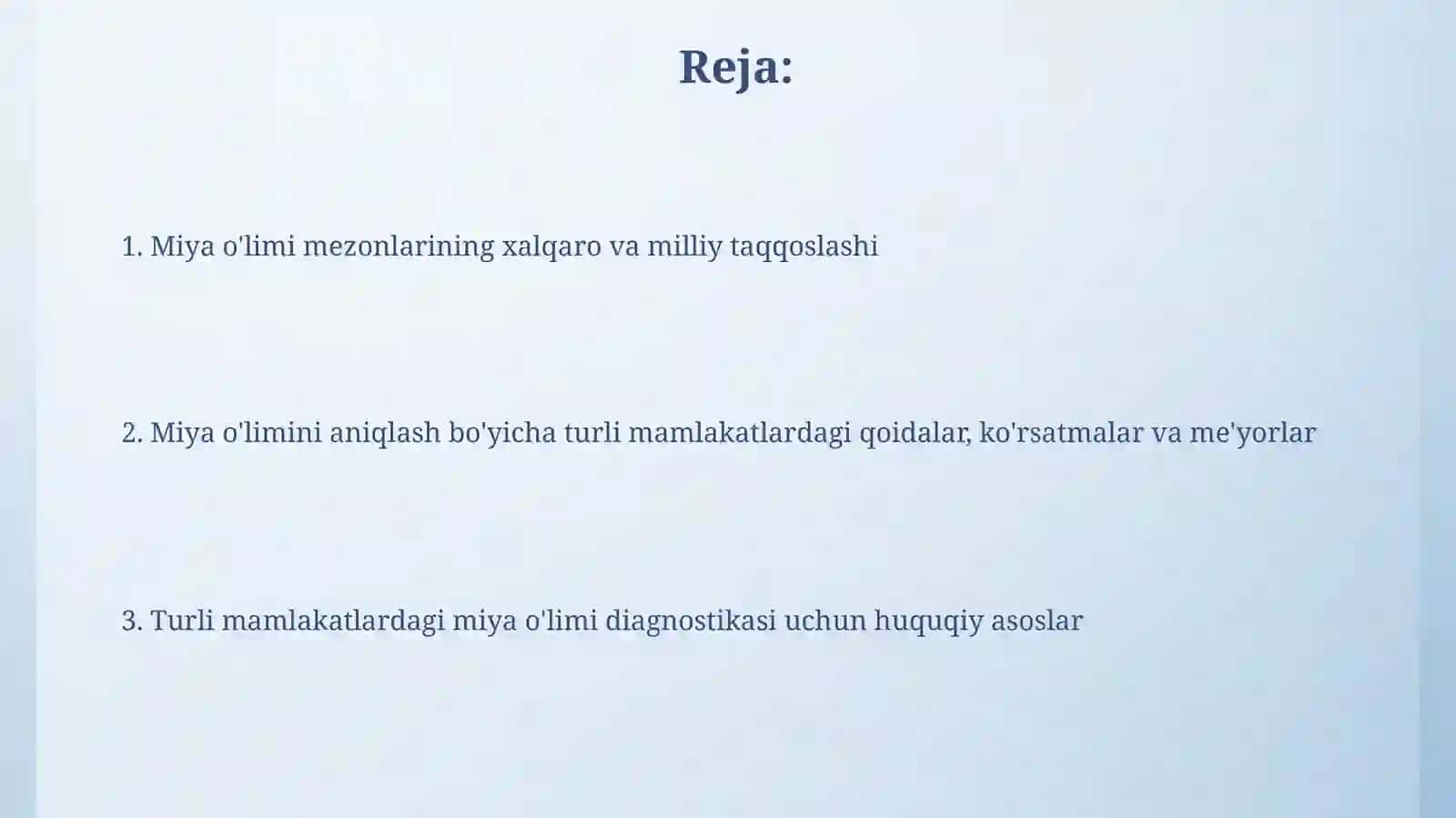 AQShdagi miya o'limi mezonlari 2