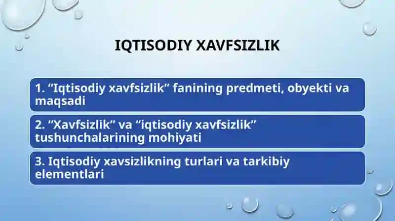 Иқтисодий хавфсизлик кафедраси 2