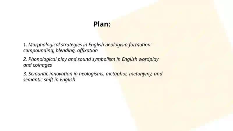 Stylistic Analysis of Neologisms and Wordplay 2