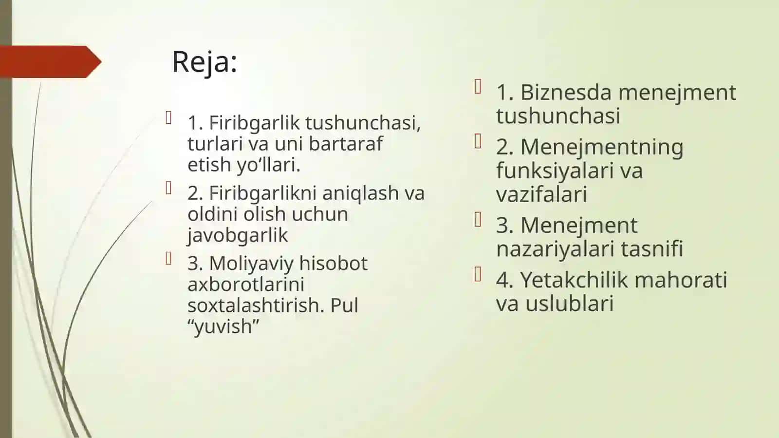 Firibni aniqlash va oldini olish 2