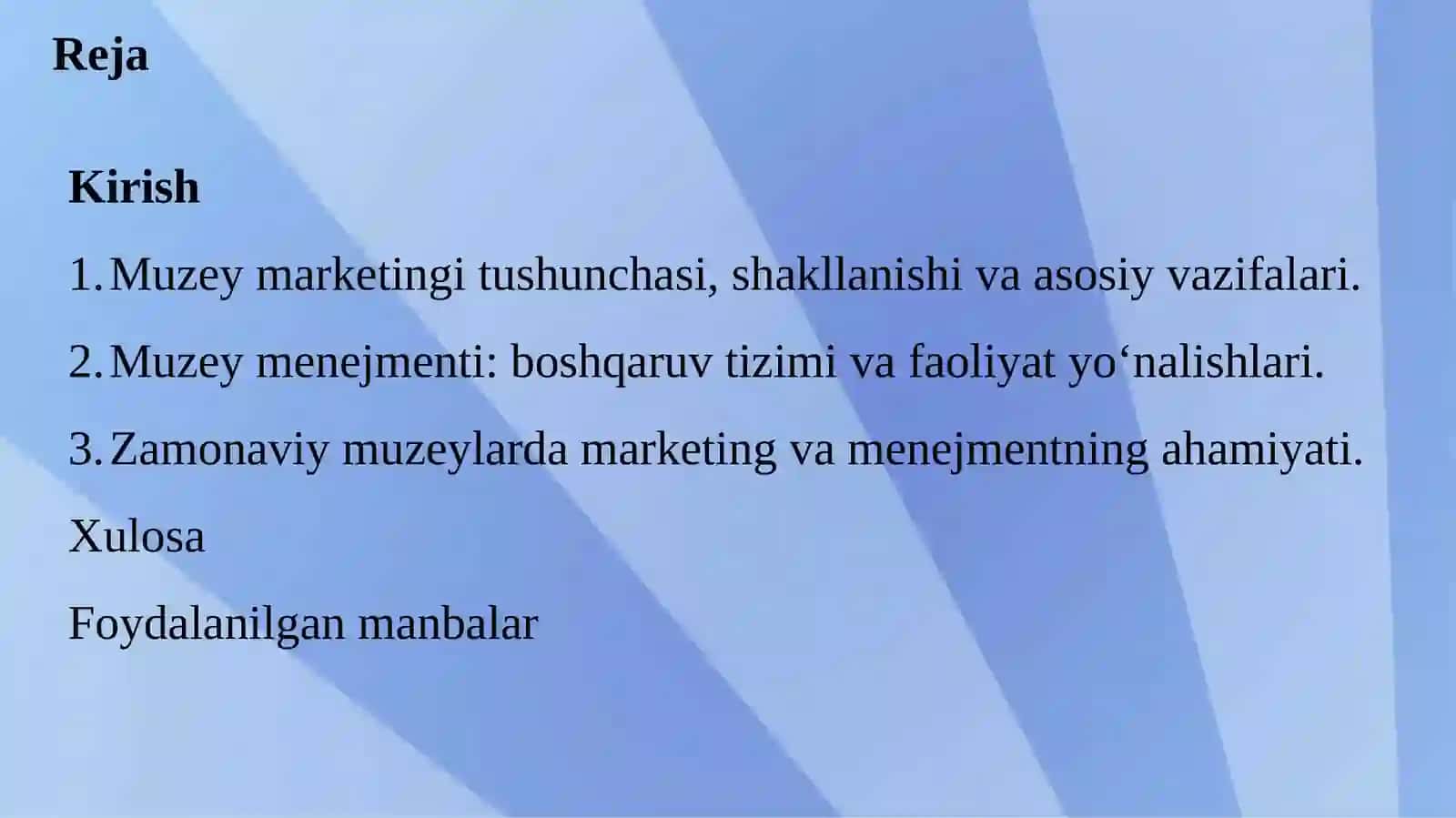 Muzey ishida marketing va menejment 2