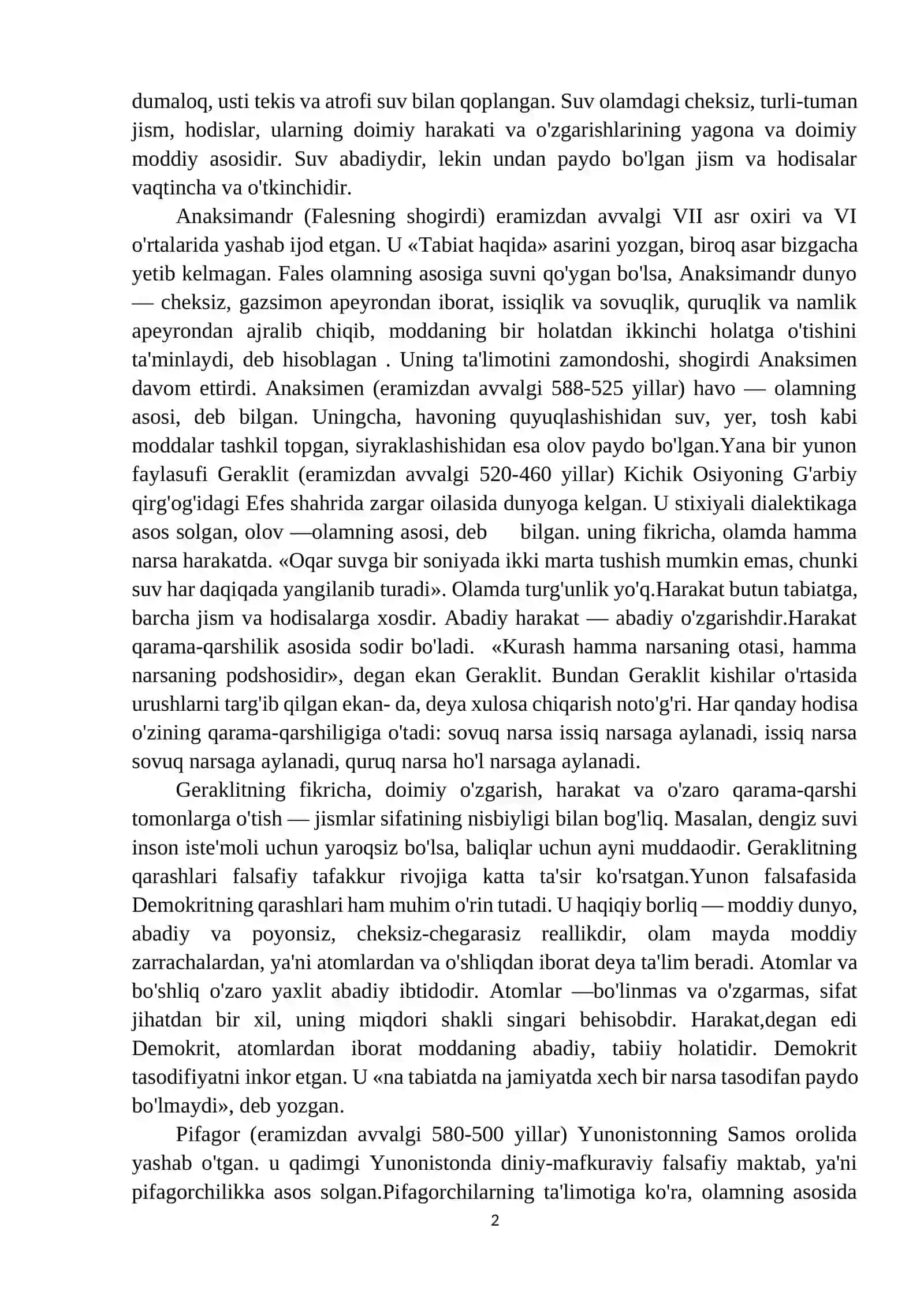 Qadimgi Yunon-Rim falsafiy maktablari 2