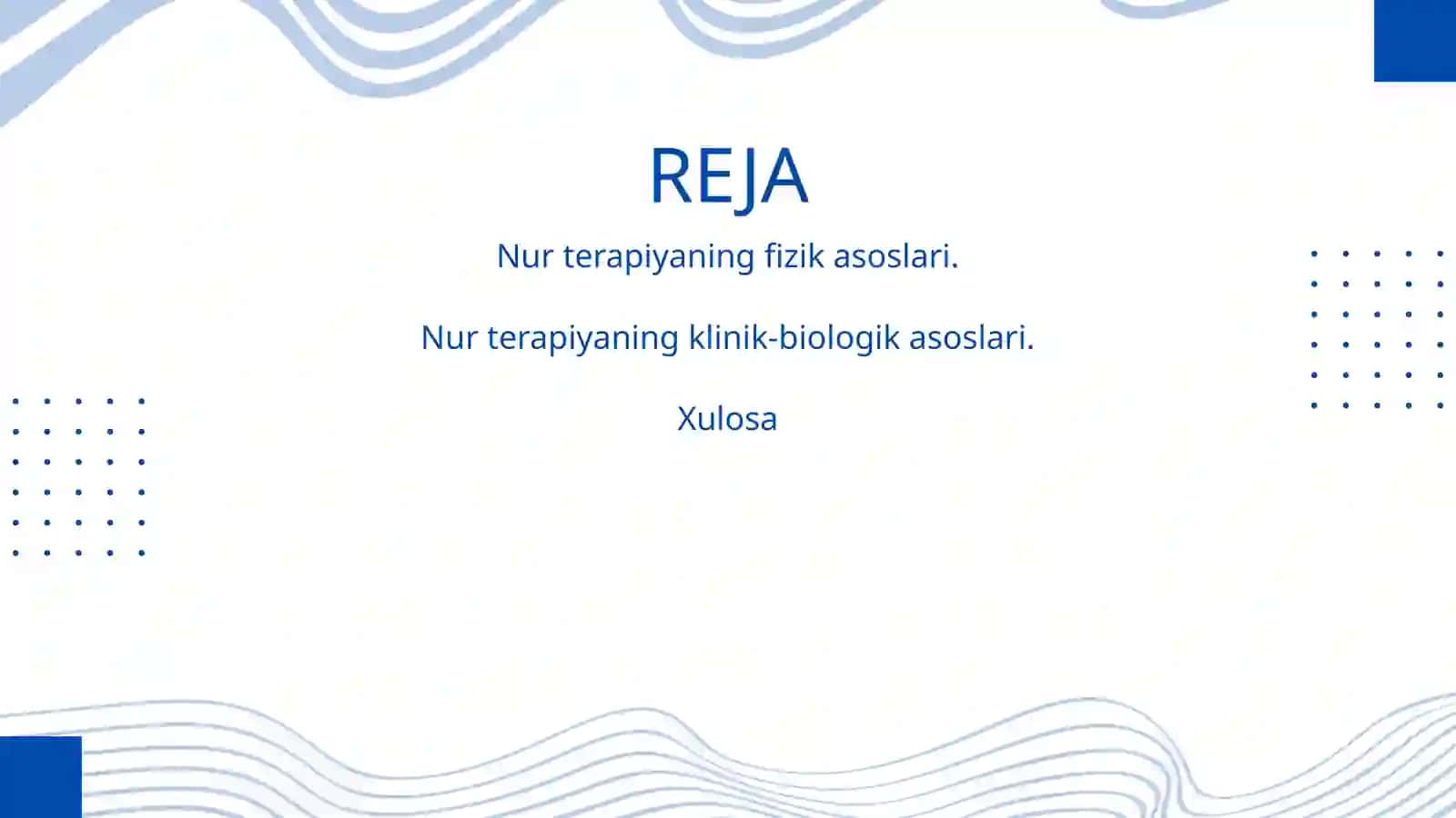 NUR TERAPIYASI FIZIK VA TEXNIK ASOSLARI 2