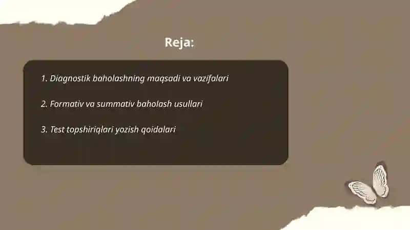 Diagnostik baholash usullari 2