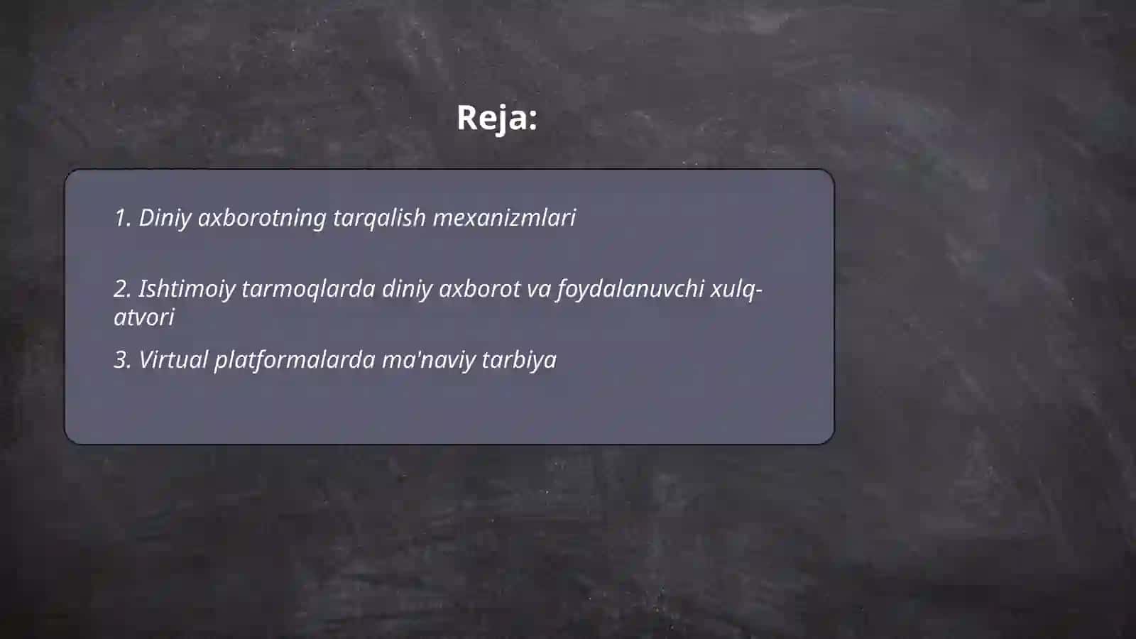 Diniy axborotning tarqalish mexanizmlari 2
