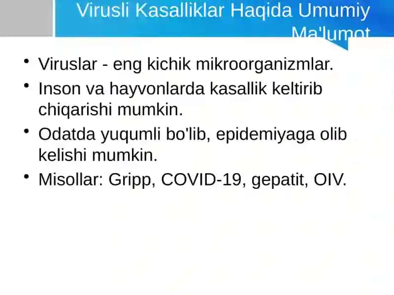VIRUSLARGA QARSHI VOSITALAR 2