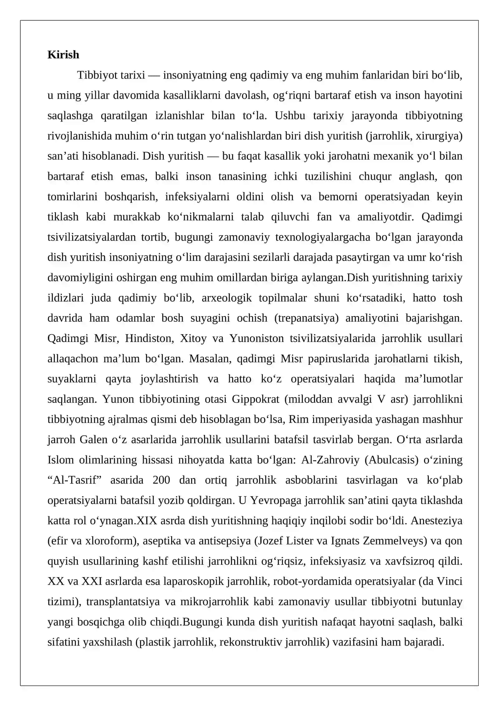 Tibbiyotga oid ish yuritish 2
