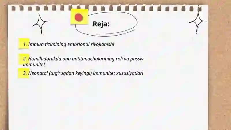 Immun tizimining shakllanishi va yoshga qarab oʻzgarishi 2