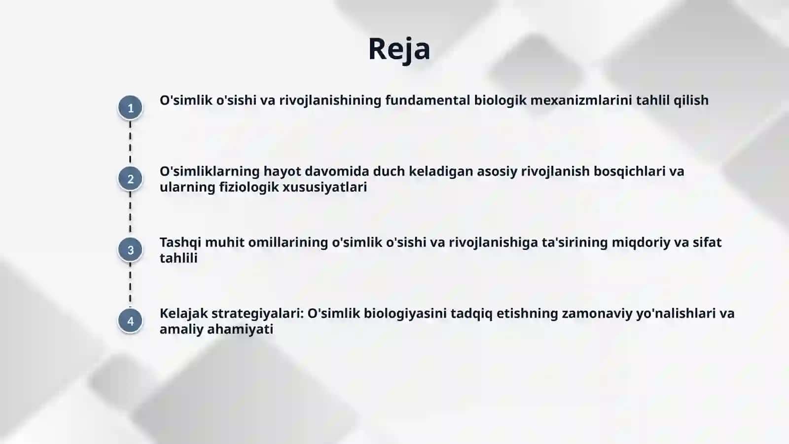 Oʻsimliklarning oʻsishi va rivojlanishi 2