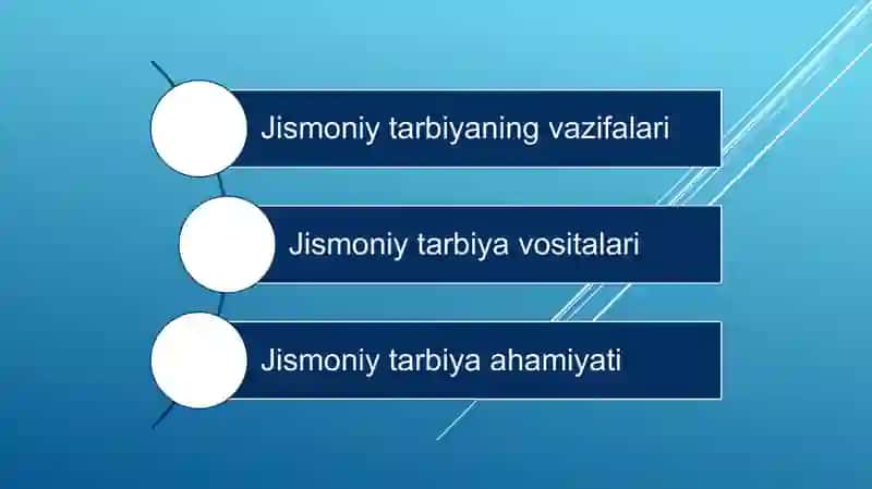Jismoniy tarbiya vazifalari va vositalari. 2