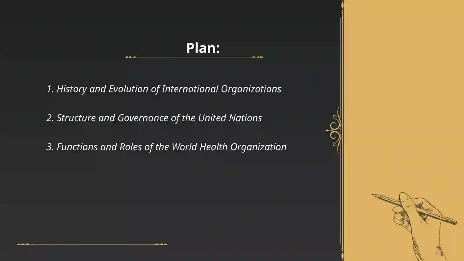 The International Organizations 2