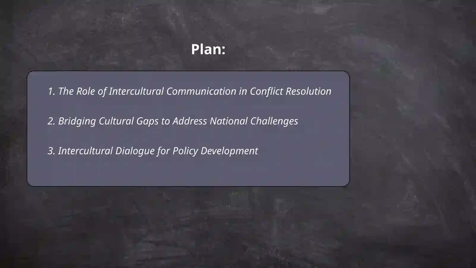 National problems: the importance of intercultural communication in solving them 2
