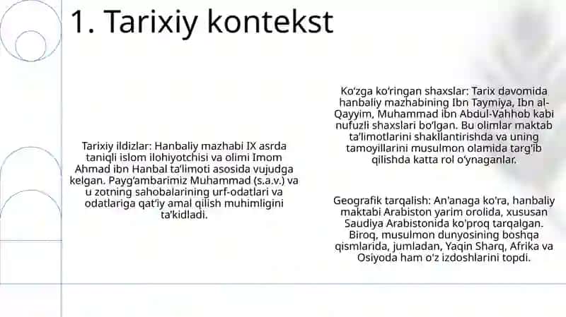 Hanbaliylik Mazhabi 2