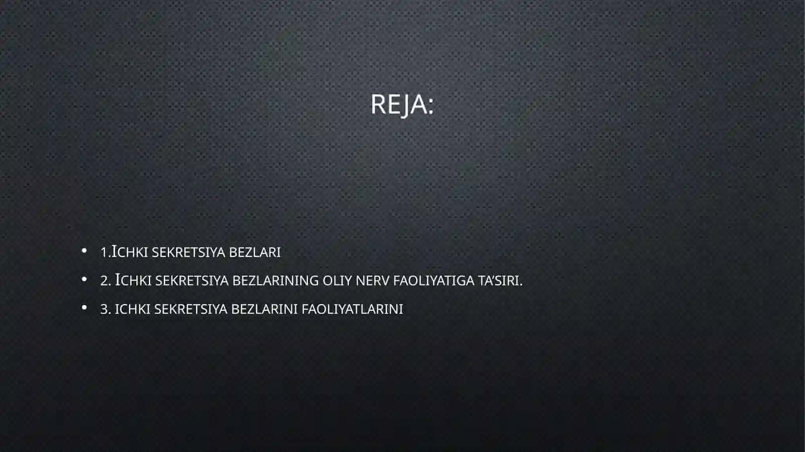 Ichki sekretsiyabezlari patologiyasi 2