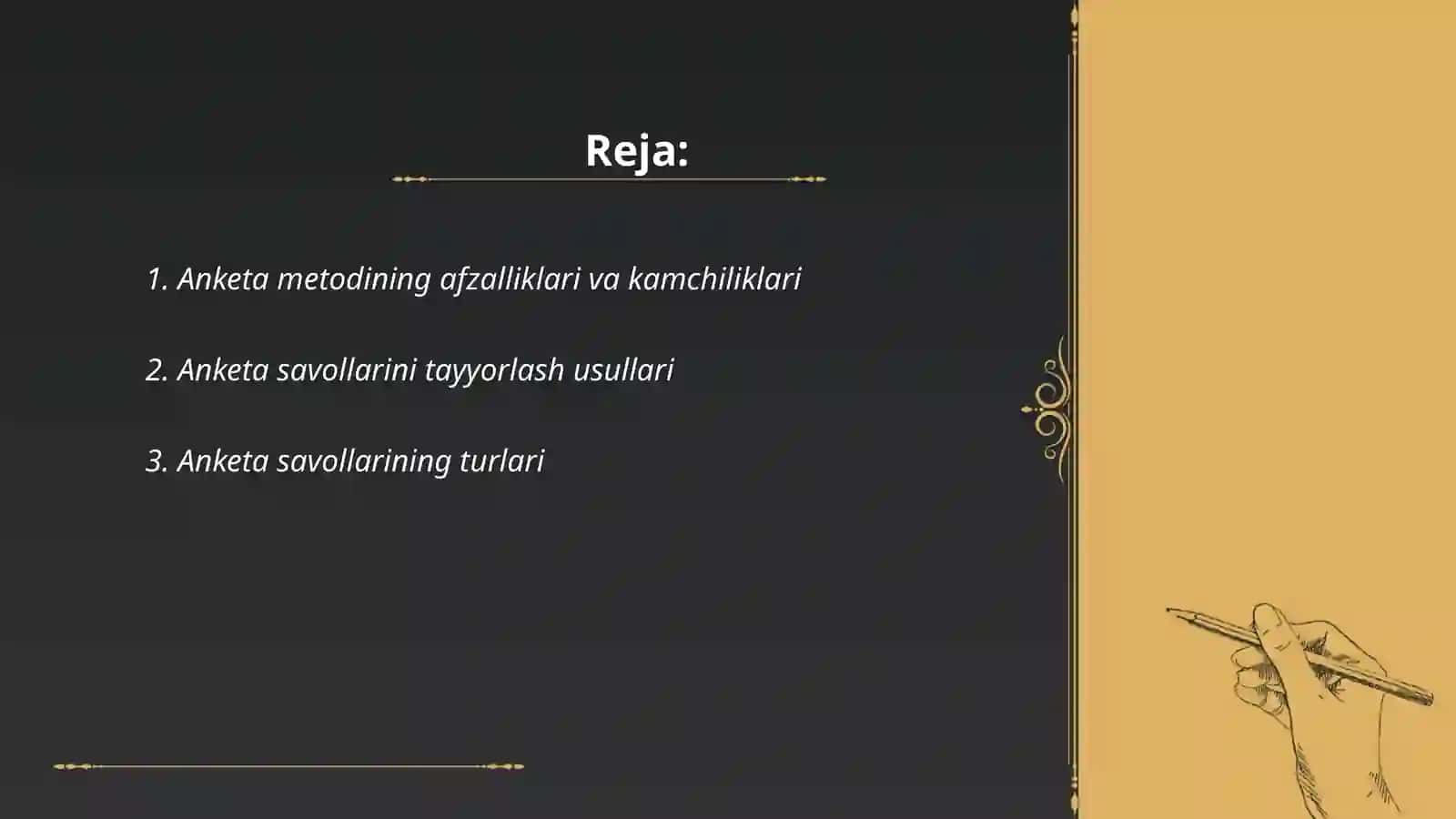 Pisixologiya tadqiqot metodlari anketa suxmat metodlari 2