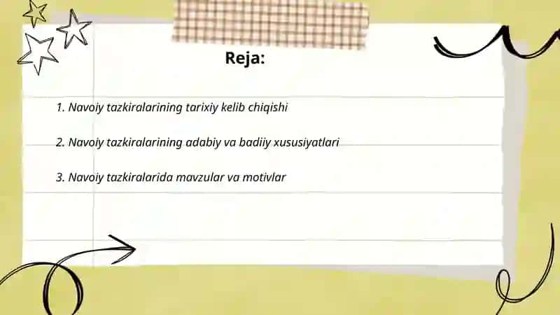 Navoiy tazkiralari 2