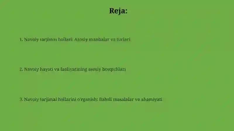 Navoiy tazkiralari 2